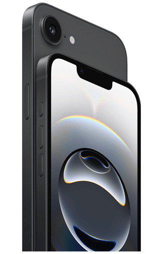 Apple iPhone 16e 256GB back-front-perspective