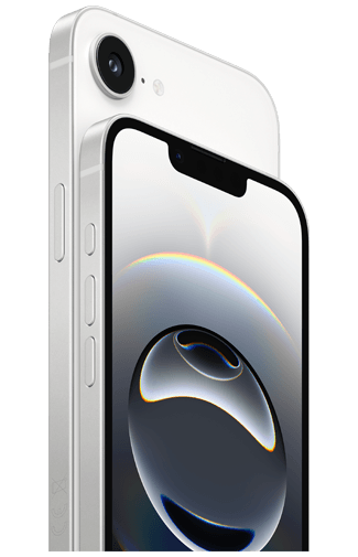 Apple iPhone 16e 256GB back-front-perspective