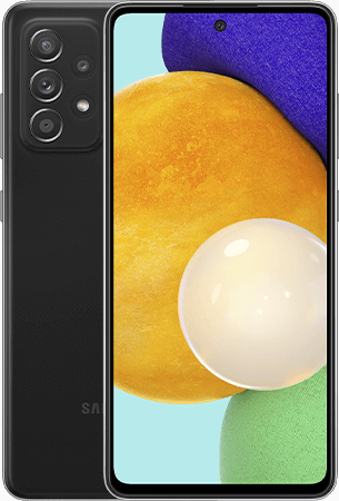 Samsung Galaxy A52 5G back-front