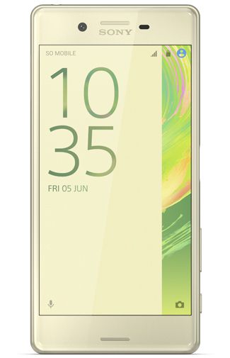 Sony Xperia X front