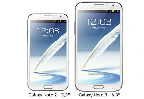 Galaxy Note 2 vs Note 3