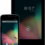 Jelly Bean homescreen en lockscreen