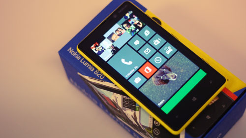 Lumia 820 homescreen