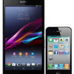 Xperia Z Ultra en iPhone 4S