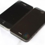 prototype iPhone 5 naast iPhone 4S